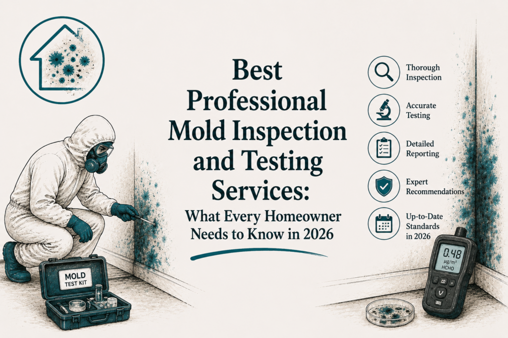 Best Professional Mold Inspection and Testing Services What Every Homeowner Needs to Know in 2026